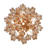 Crystorama Addis 19.75'' Chandelier in Aged Brass - Additional View
