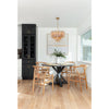 Crystorama Addis 19.75'' Chandelier in Aged Brass - Lifestyle View