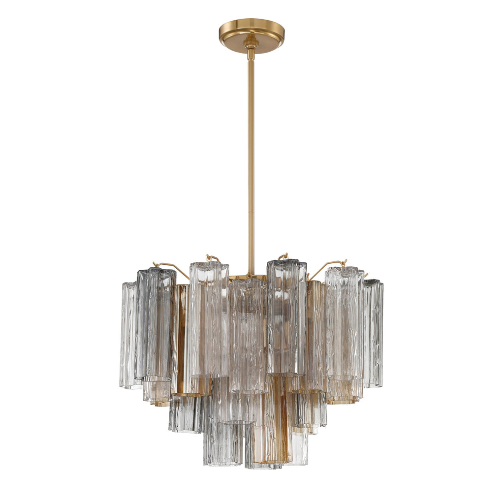 ADD-306-AG-AU Addis 6 Light Chandelier | Main Image