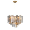 Crystorama Addis 19.75'' Chandelier in Aged Brass - Additional View