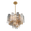 Crystorama Addis 19.75'' Chandelier in Aged Brass - Additional View
