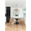 Crystorama Addis 19.75'' Chandelier in Aged Brass - Lifestyle View