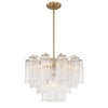 Crystorama Addis 19.75'' Chandelier in Aged Brass - Additional View