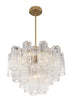 ADD-306-AG-CL Addis 6 Light Chandelier | Alternate Image