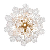 Crystorama Addis 19.75'' Chandelier in Aged Brass - Additional View
