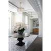 Crystorama Addis 19.75'' Chandelier in Aged Brass - Lifestyle View