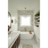 Crystorama Addis 19.75'' Chandelier in Aged Brass - Lifestyle View