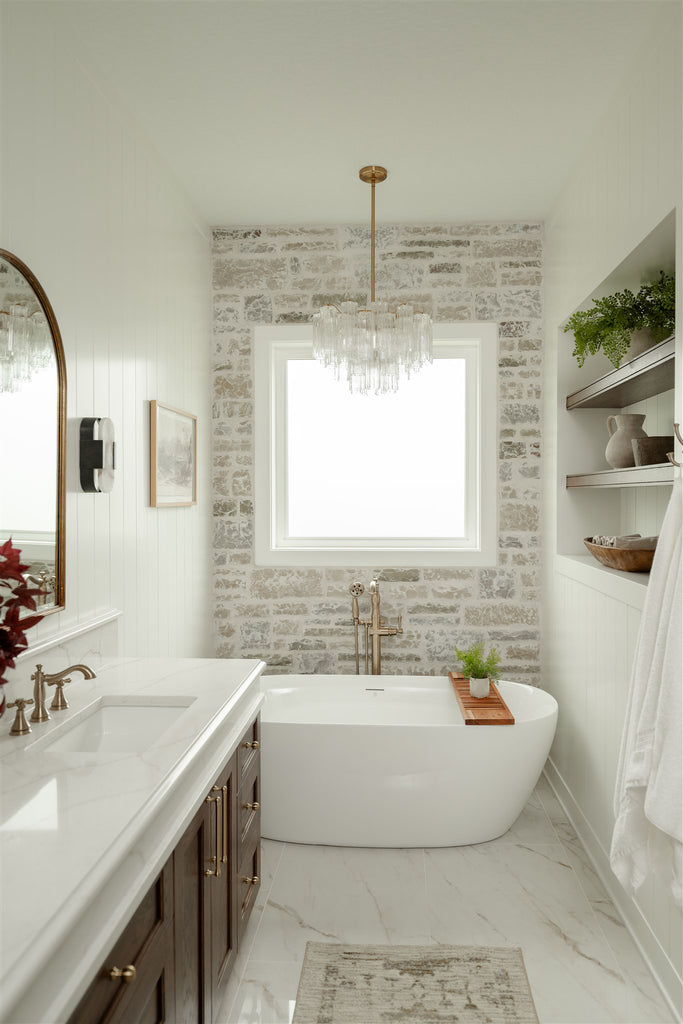 ADD-306-AG-CL Addis 19.75'' Chandelier | Lifestyle Image