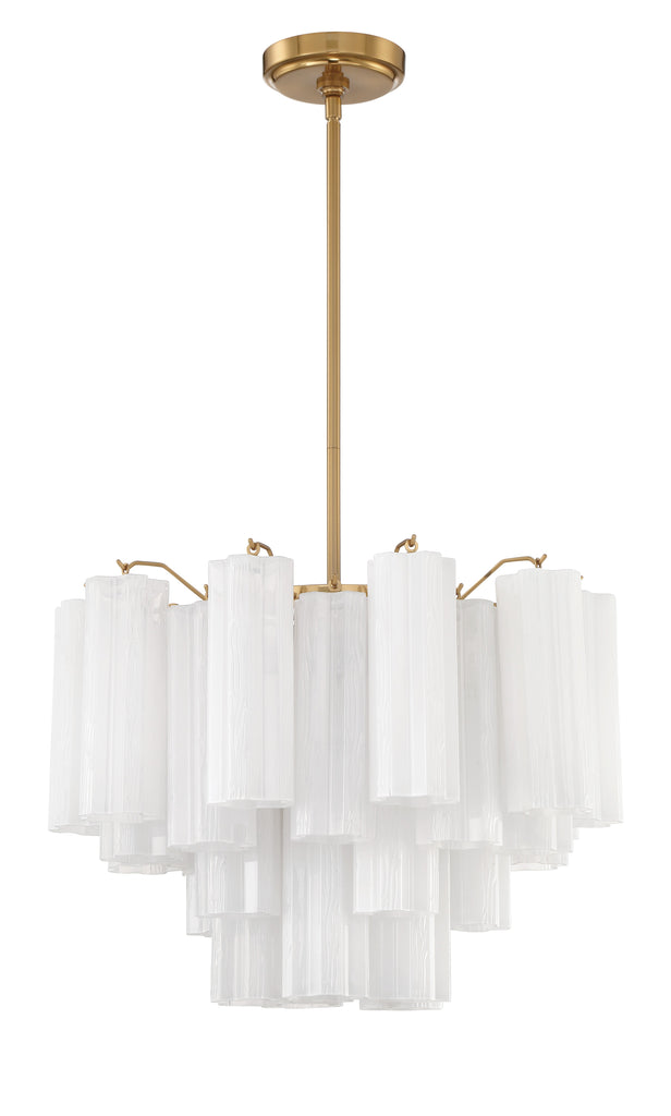 ADD-306-AG-WH Addis 19.75'' Chandelier | Main Image