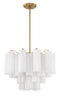 ADD-306-AG-WH Addis 19.75'' Chandelier | Main Image