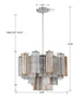 ADD-306-CH-AU Addis 6 Light Chandelier | Dimensions Image