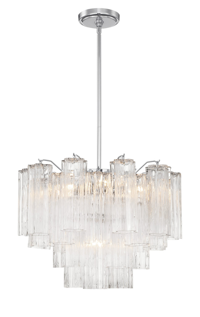 ADD-306-CH-CL Addis 6 Light Chandelier | Alternate Image