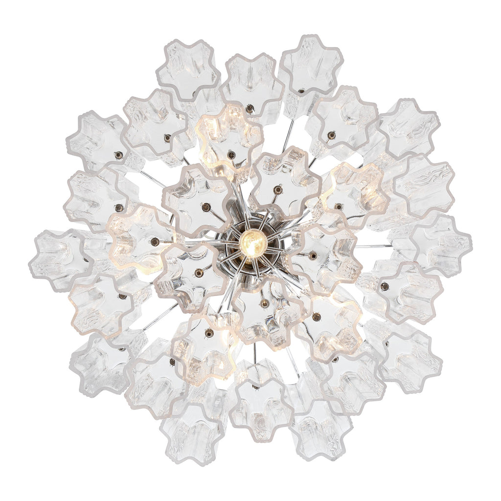Crystorama Addis 19.75'' Chandelier in Polished Chrome - Additional View