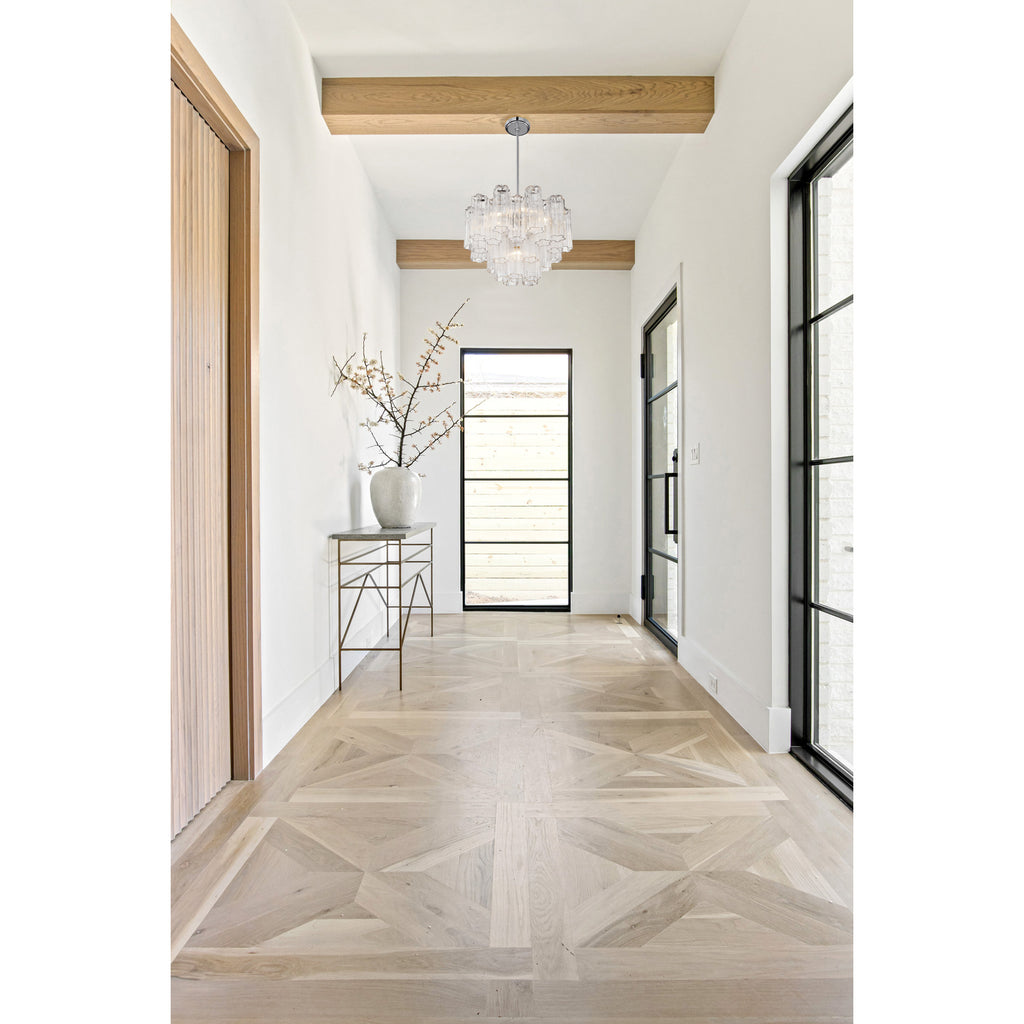 Crystorama Addis 19.75'' Chandelier in Polished Chrome - Lifestyle View