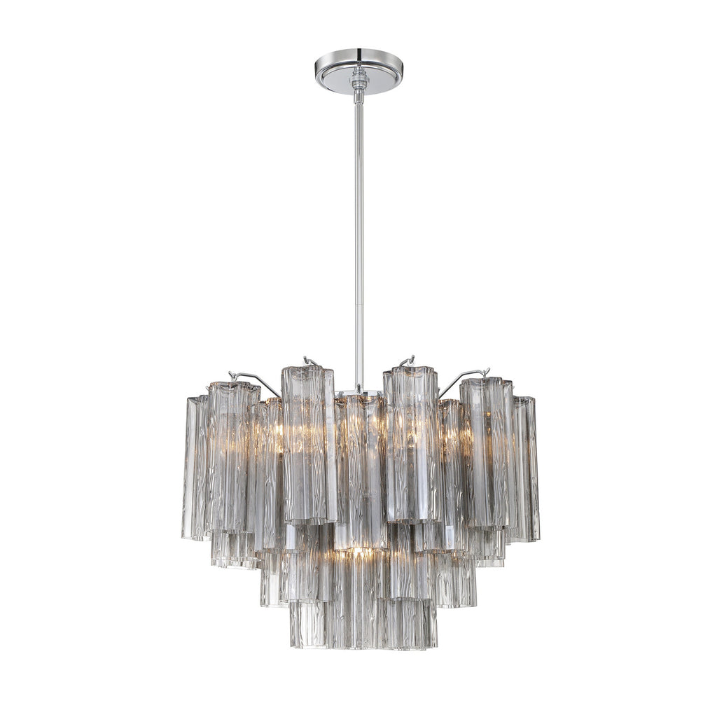 Crystorama Addis 19.75'' Chandelier in Polished Chrome - Additional View