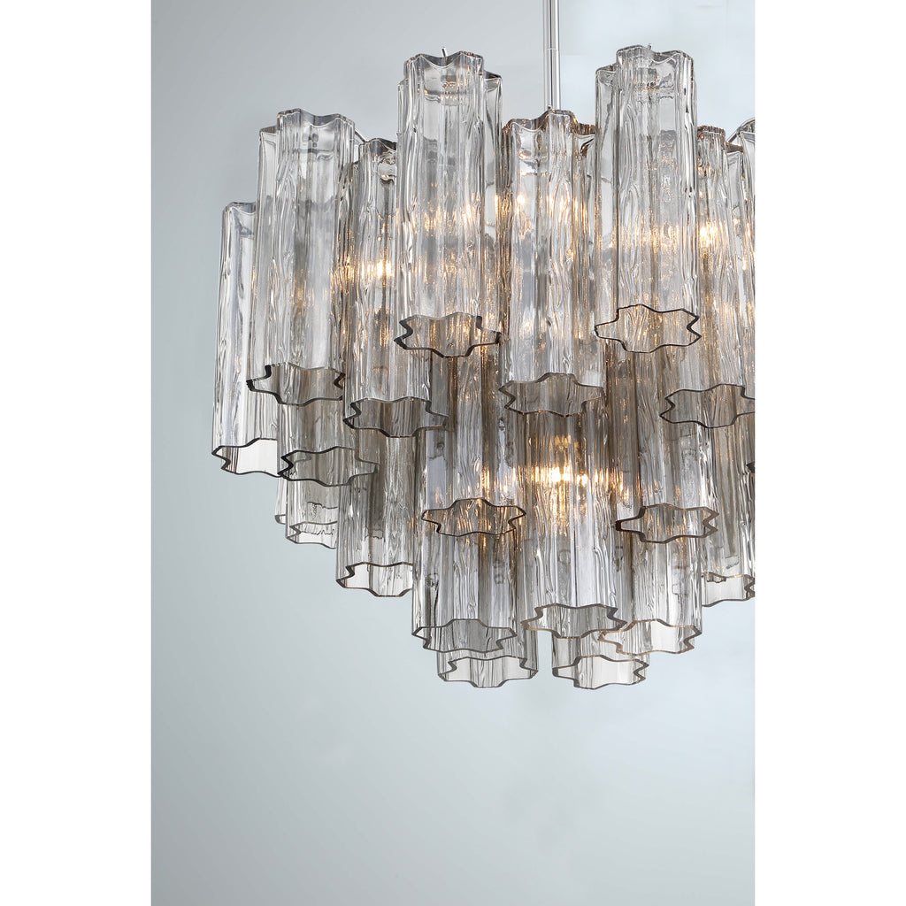 Crystorama Addis 19.75'' Chandelier in Polished Chrome - Additional View