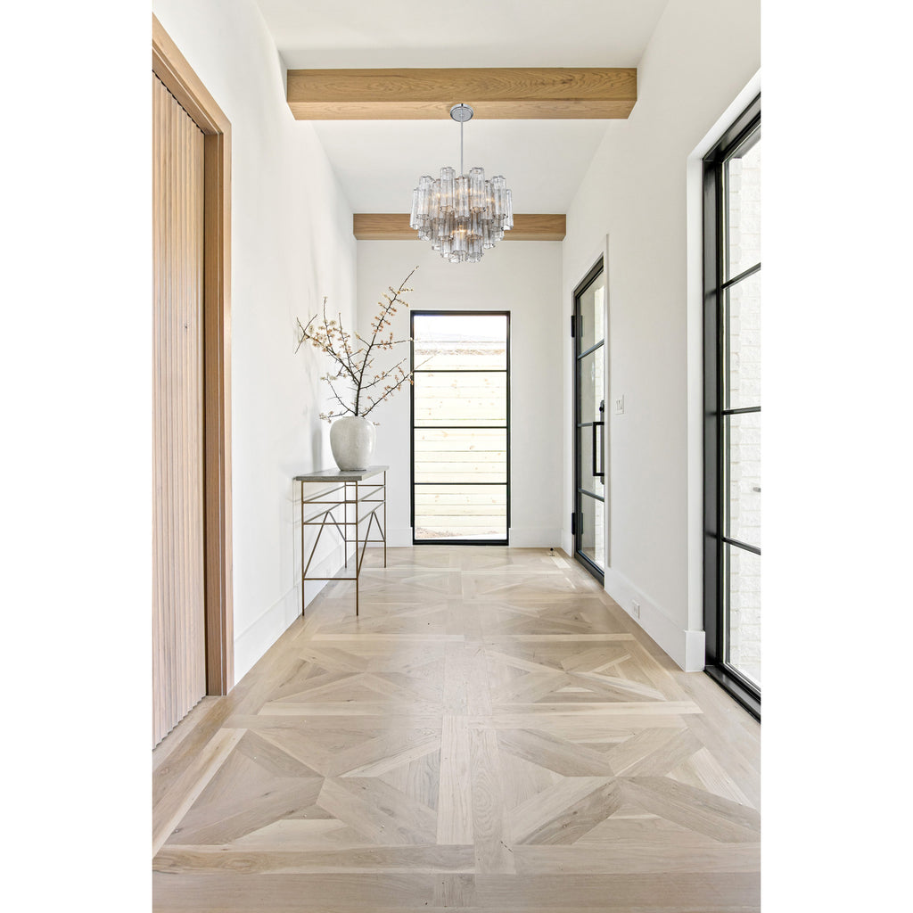 Crystorama Addis 19.75'' Chandelier in Polished Chrome - Lifestyle View