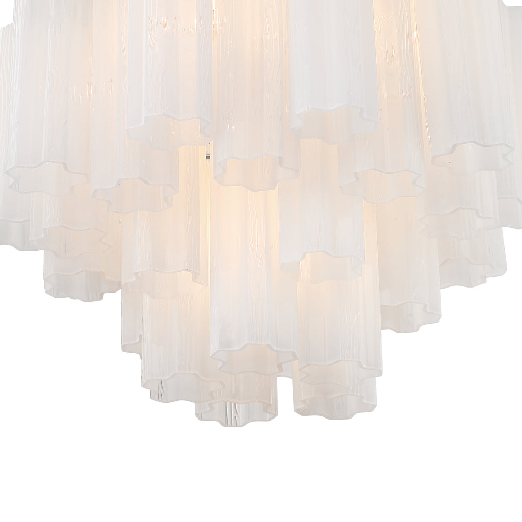 ADD-306-CH-WH Addis 6 Light Chandelier | Alternate Image