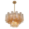 Crystorama Addis 22'' Chandelier in Aged Brass - Additional View
