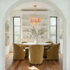 ADD-308-AG-AM Addis 22'' Chandelier | Lifestyle Image