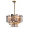 Crystorama Addis 22'' Chandelier in Aged Brass - Additional View