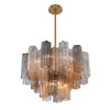 Crystorama Addis 22'' Chandelier in Aged Brass - Additional View