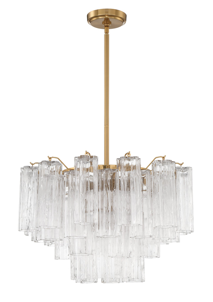 ADD-308-AG-CL Addis 22'' Chandelier | Main Image