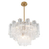 Crystorama Addis 22'' Chandelier in Aged Brass - Additional View