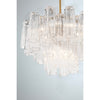 Crystorama Addis 22'' Chandelier in Aged Brass - Additional View