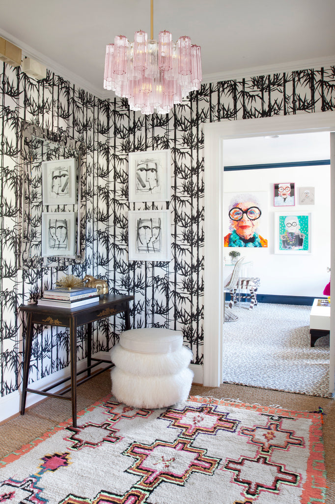 ADD-308-AG-SP Addis 22'' Chandelier | Lifestyle Image