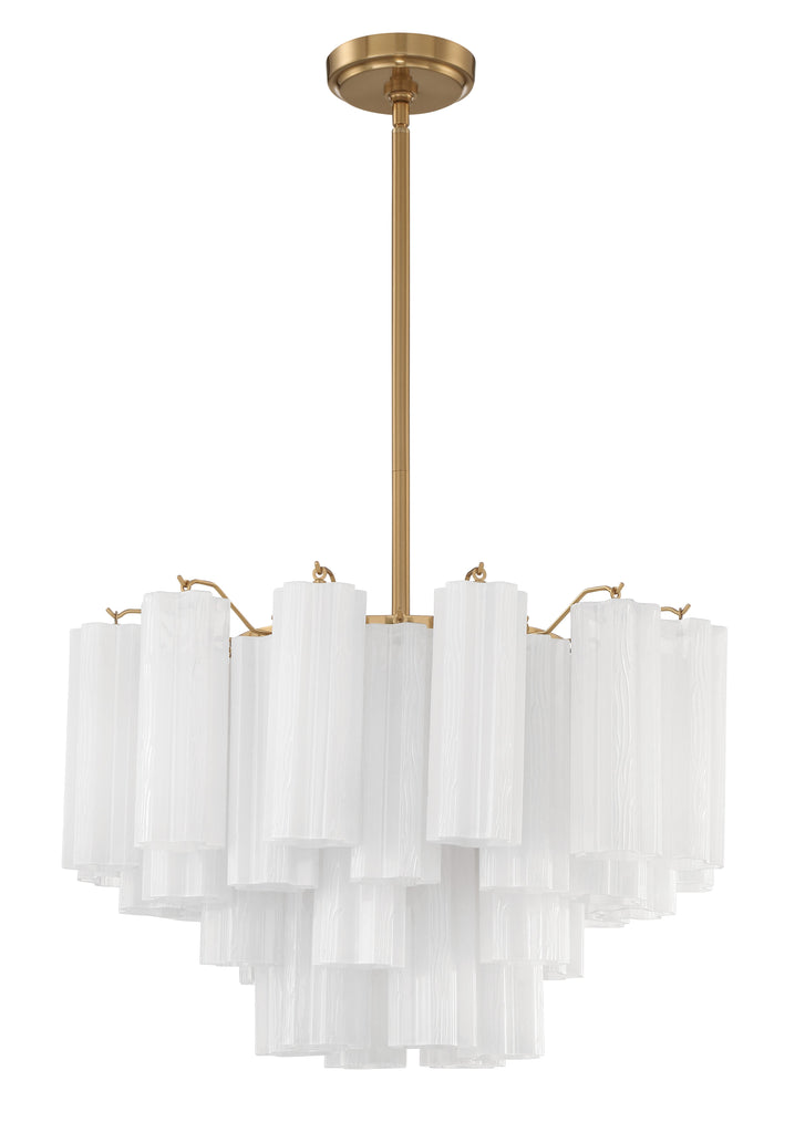 ADD-308-AG-WH Addis 22'' Chandelier | Main Image