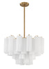ADD-308-AG-WH Addis 22'' Chandelier | Main Image
