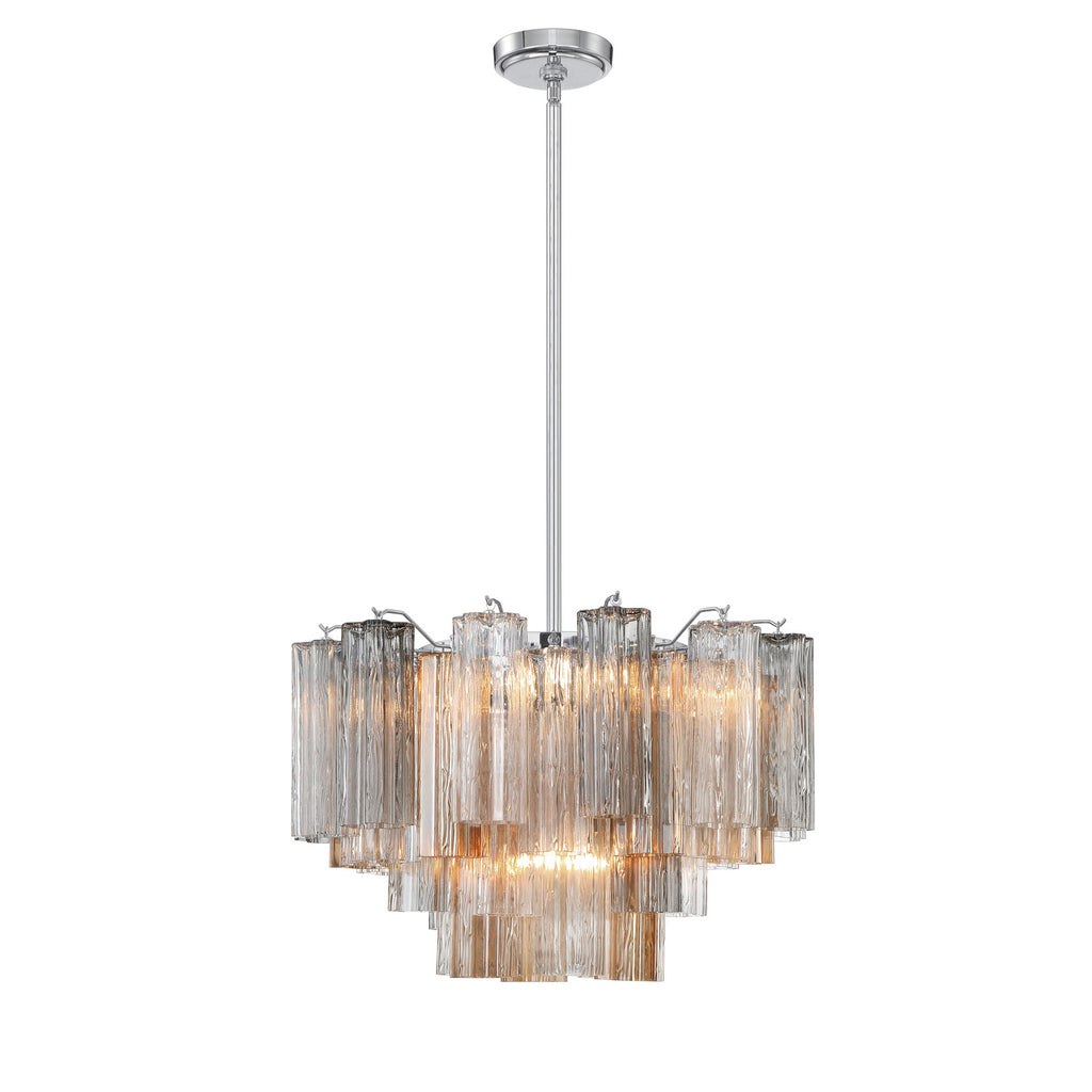 Crystorama Addis 22'' Chandelier in Polished Chrome - Additional View