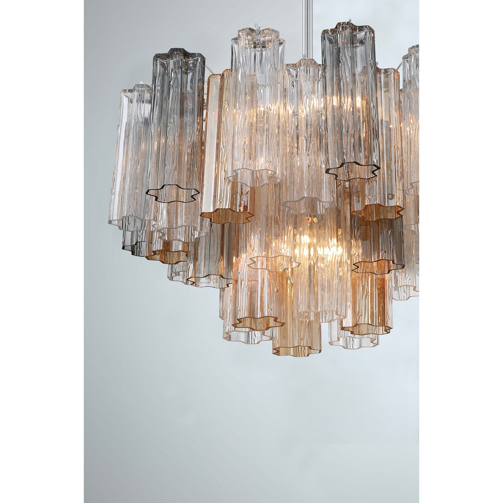 Crystorama Addis 22'' Chandelier in Polished Chrome - Additional View