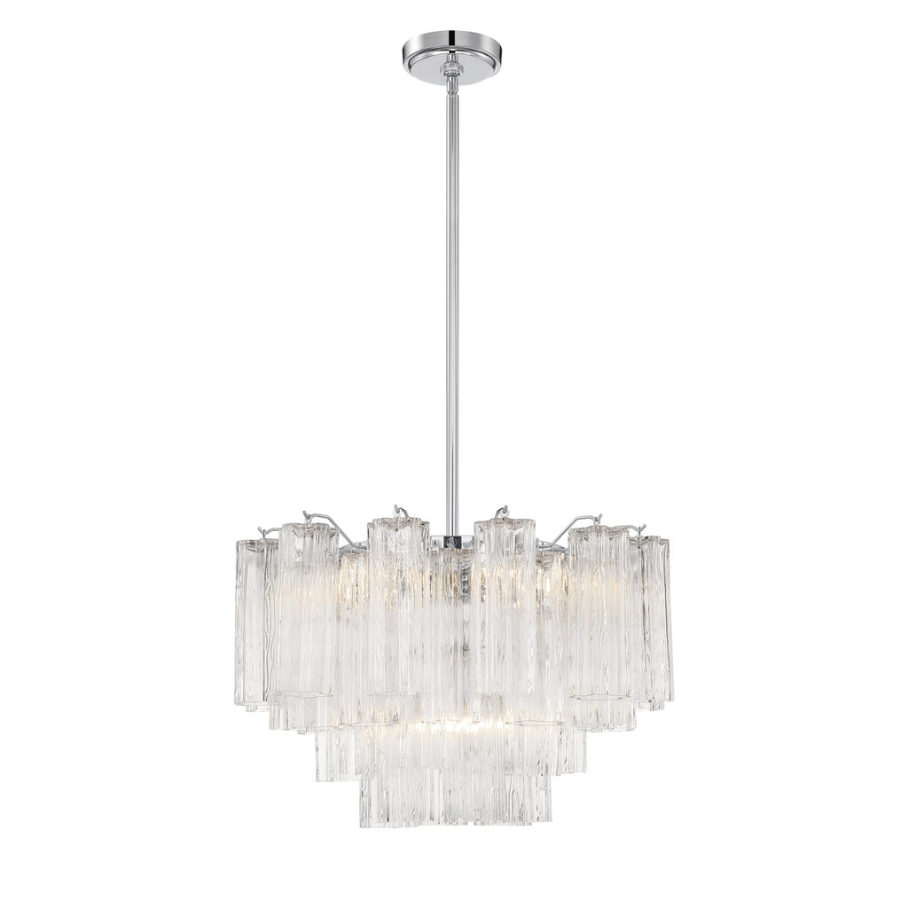 Crystorama Addis 22'' Chandelier in Polished Chrome - Additional View