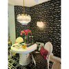Crystorama Addis 22'' Chandelier in Polished Chrome - Lifestyle View