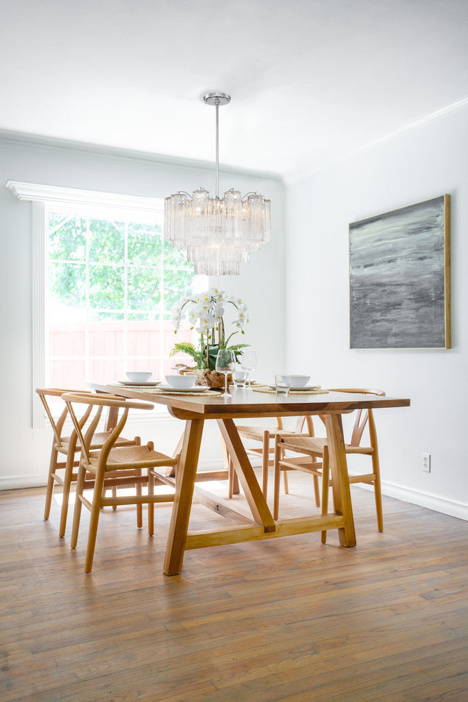 ADD-308-CH-CL Addis 22'' Chandelier | Lifestyle Image