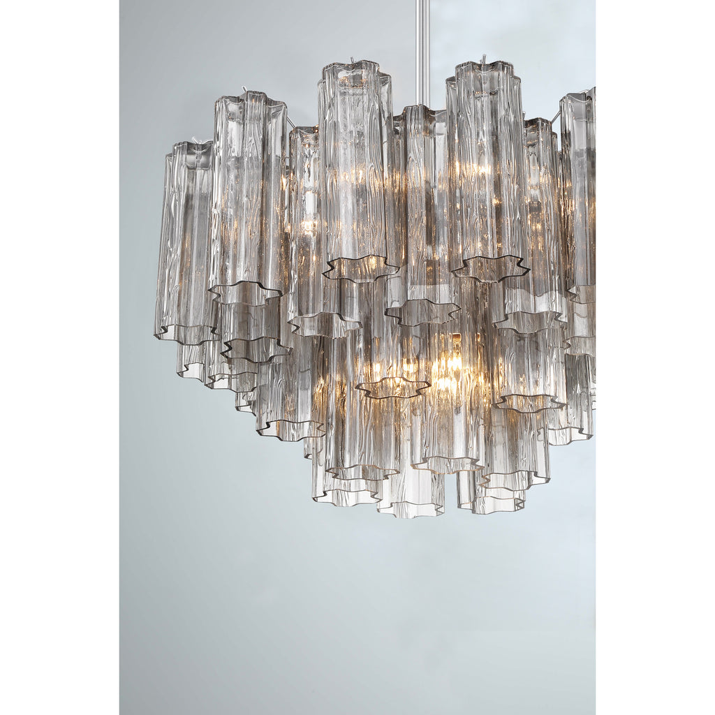 Crystorama Addis 22'' Chandelier in Polished Chrome - Additional View
