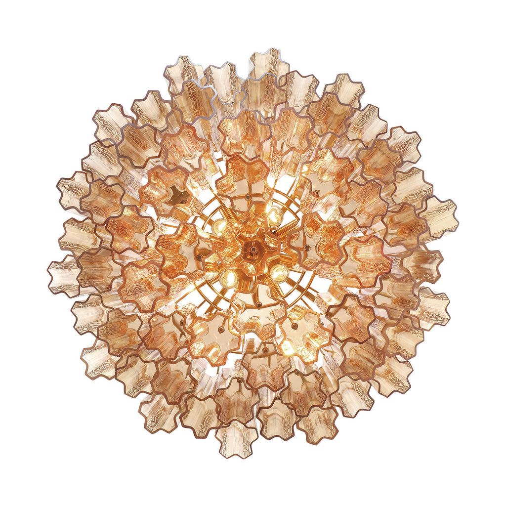 Crystorama Addis 26.75'' Chandelier in Aged Brass - Additional View