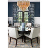 Crystorama Addis 26.75'' Chandelier in Aged Brass - Lifestyle View