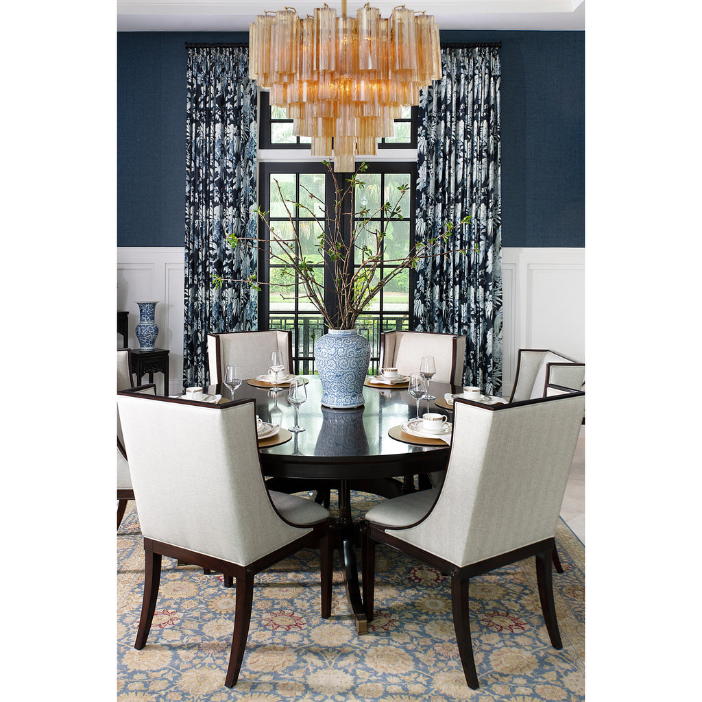 Crystorama Addis 26.75'' Chandelier in Aged Brass - Lifestyle View