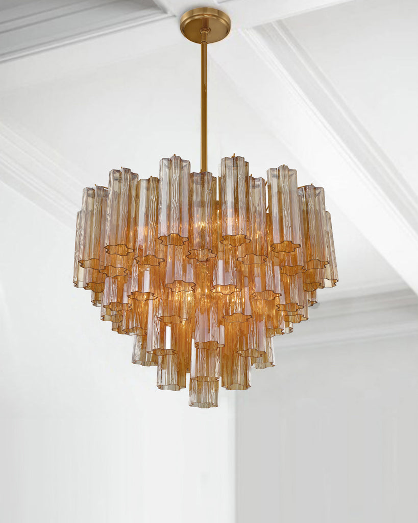 ADD-312-AG-AM Addis 26.75'' Chandelier | Lifestyle Image