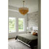 Crystorama Addis 26.75'' Chandelier in Aged Brass - Lifestyle View