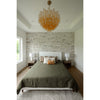 Crystorama Addis 26.75'' Chandelier in Aged Brass - Lifestyle View