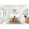 Crystorama Addis 26.75'' Chandelier in Aged Brass - Lifestyle View