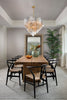 ADD-312-AG-AU Addis 26.75'' Chandelier | Lifestyle Image
