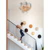 Crystorama Addis 26.75'' Chandelier in Aged Brass - Lifestyle View