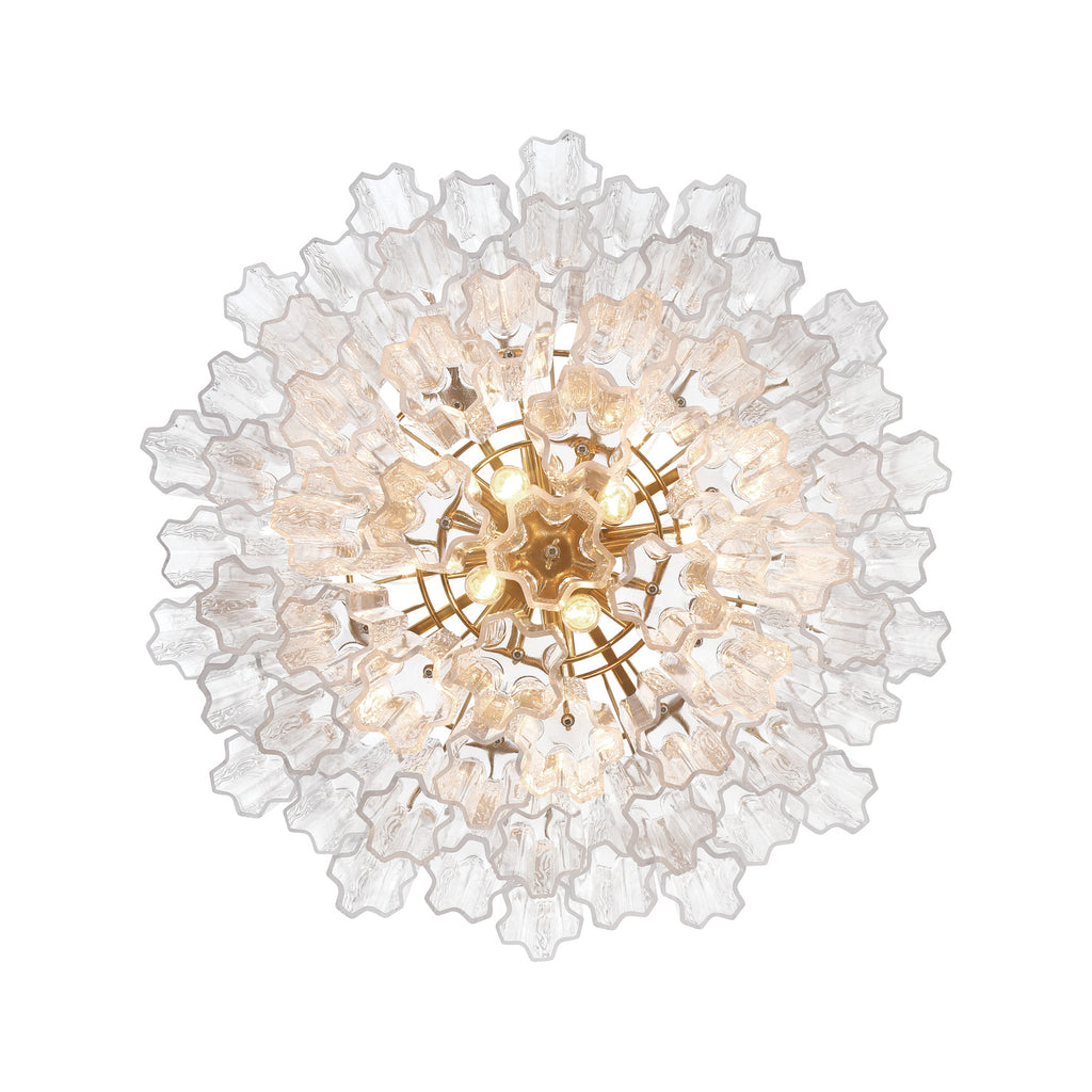 Crystorama Addis 26.75'' Chandelier in Aged Brass - Additional View