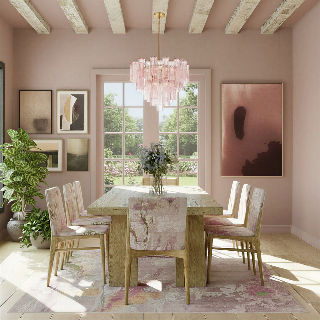 ADD-312-AG-SP Addis 26.75'' Chandelier | Lifestyle Image