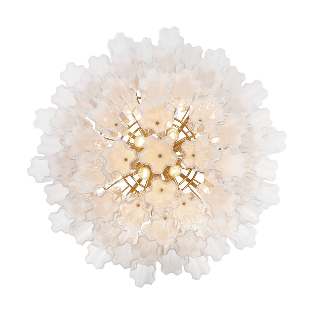 Crystorama Addis 26.75'' Chandelier in Aged Brass - Additional View